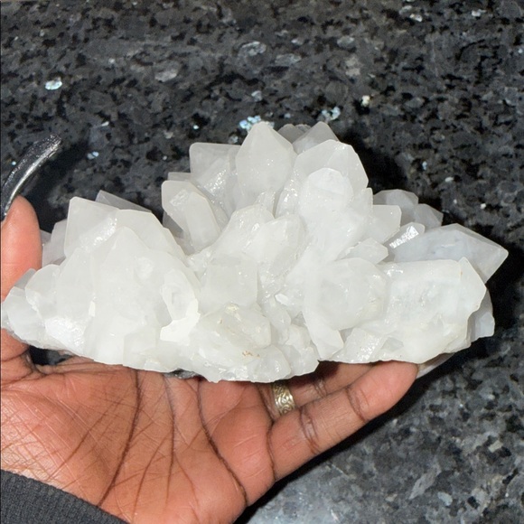 Quartz Calcite Cluster from India - Picture 5 of 7